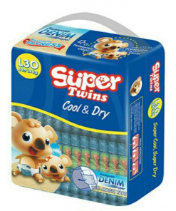 SUPER TWINS BIG PACK LARGE 30S