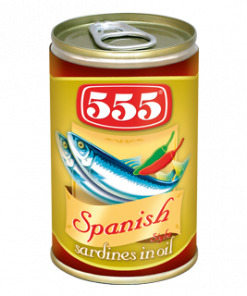 555 SARDINES SPANISH STYLE 155G