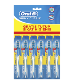 ORAL B SHINY CLEAN HANGPACK X96