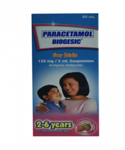 BIOGESIC FOR KIDS SYRUP STRAWBERRY 60ML