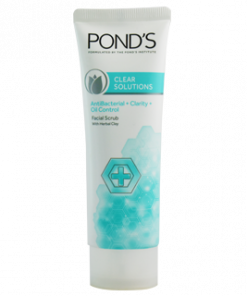 PONDS CLEAR SOLUTION ANTI-BAC FACIAL SCRUB 50G