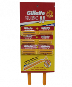 GILLETTE DISPOSABLES Rubie 2 5+1
