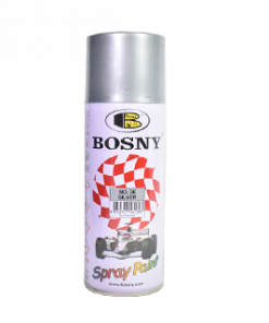 BOSNY SPRAY PAINT SILVER #36