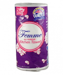 FEMME  AP KITCHEN TOWEL 2PLY 75PULLS SOLO