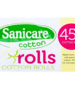 SANICARE COTTON ROLLS 45G