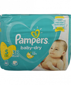 PAMPERS BABY DRY SMALL 38S