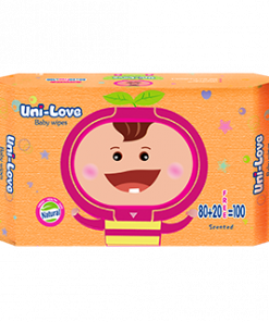 UNI-LOVE BABY WIPES SCENTED 100'S