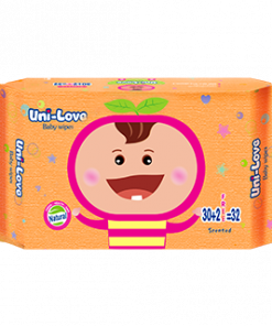 UNI-LOVE BABY WIPES SCENTED 30S+2S