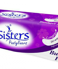 SISTERS BUDGET PACK PANTYLINER 20S