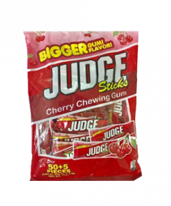 JUDGE STICK CHEWING GUM CHERRY 50S