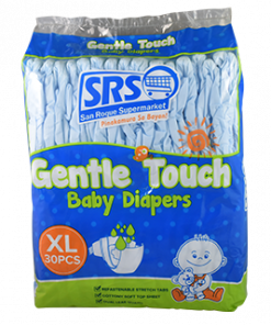 SRS GENTLE TOUCH BABY DIAPER XL 30S