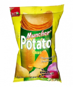 MUNCHER POTATO SOUR CREAM&ONION 100GX20