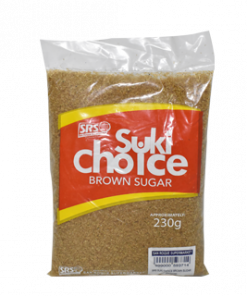 SRS SUKI CHOICE BROWN SUGAR 230G