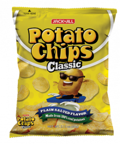 JACK N JILL POTATO CHIPS CLASSIC PLAIN SALTED 60G