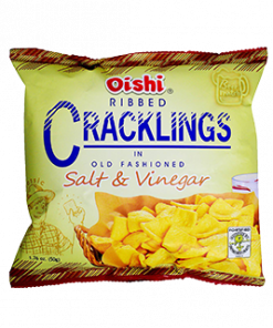 OISHI CRACKLING SALT&VINEGAR 50G