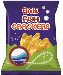 OISHI FISH CRACKERS 90G