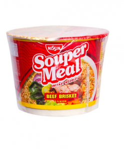 NISSIN SOUPER MEAL INSTANT NOODLE BEEF BRISKET 85G