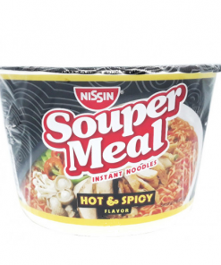 NISSIN SUPER MEAL INSTANT NOODLE HOT & SPICY 85G