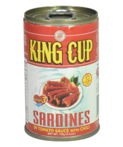 KING CUP SARDINES TS CHILI EOC 155G