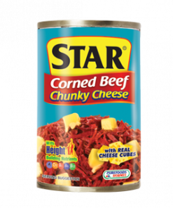 PUREFOODS STAR CORNED BEEF CHUNKY CHEESE 175G
