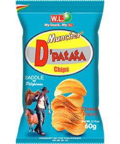MUNCHER D PATATA CHEESE 60G