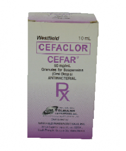 CEFACLOR 50MG DROPS 10ML