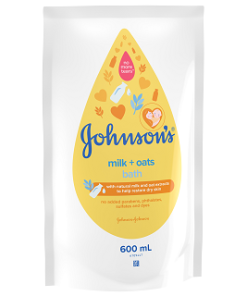 JB MILK+OAT BATH 600ML REFILL
