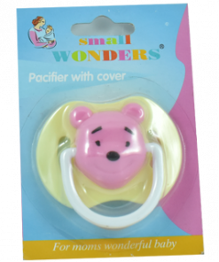 PACIFIER BEAR W/COVER  SW HE-P12