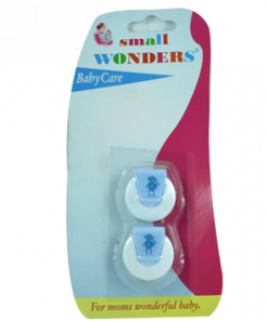 NAPPY CLAMPS MINI DESGN WHITE LOCK 2PCS. SW HE-169