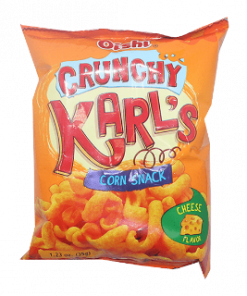 OISHI CRUNCHY KARL CORN SNACKS 35GX100