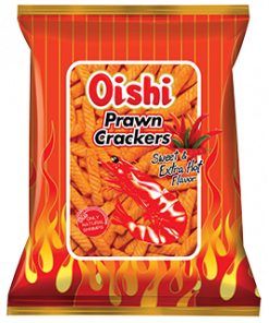OISHI PRAWN CRACKERS SWT&XTRAHOT90G