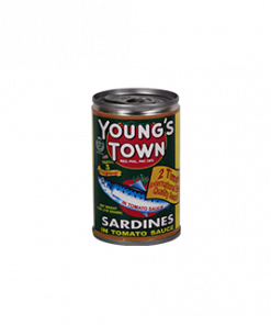 YOUNGS TOWN SARDINES GREEN EOC 155G