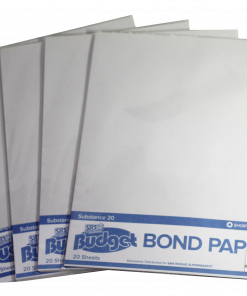 SRS BUDGET BOND PAPER SHORT REPACK 20'S