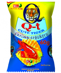 Q-T CUTE TIGER SHRIMP CRACKERS 60G