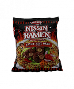 NISSIN RAMEN SPICY HOT BEEF 62G