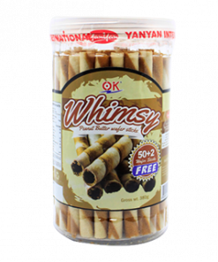 WHIMSY WAFER STICK PEANUT BUTTER 380GX12