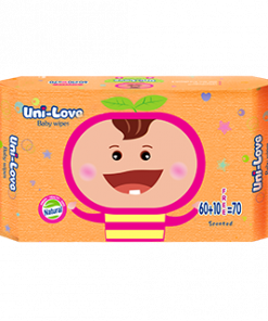 UNI-LOVE BABY WIPES SCENTED 60S+10X24