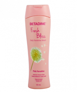 BETADINE FRESH BLISS FEMININE WASH PINK 60ML
