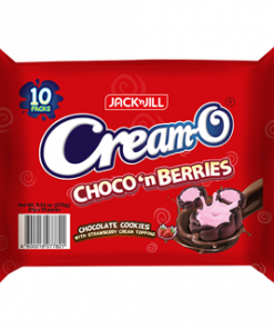 CREAM-O CHOCO 'N BERRIES COOKIES 27GX10S