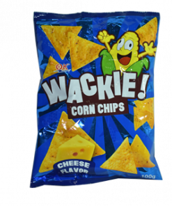 WACKIE! CORN CHIPS CHEESE 100G