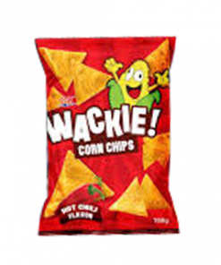 WACKIE CORNCHIPS HOT 100G