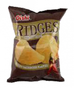OISHI RIDGES SPCY BBQ 60G