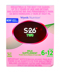 S 26 TWO 6-12MOS 400G
