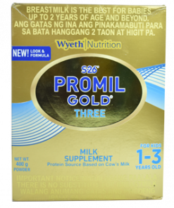 S26 PROMIL GOLD THREE 400G