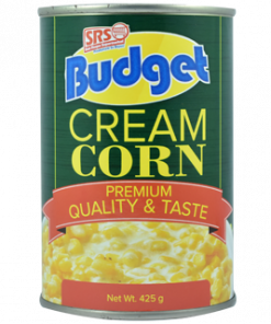 SRS BUDGET CREAM CORN 425G