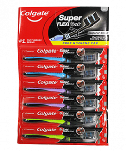 COLGATE TOOTHBRUSH BLACK HANGING MAT