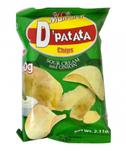 MUNCHER D PATATA SOURCREAM&ONION60GX30
