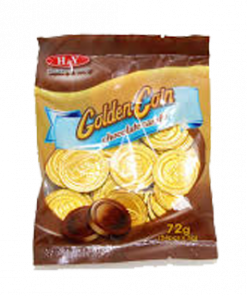 H&Y GOLDEN COIN CHOCOLATE CANDY 24S