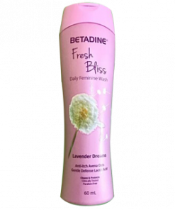 BETADINE FRESH BLISS LAVENDER FEMININE WASH 60ML