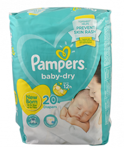 PAMPERS BABYDRY NEWBORN(20S+2S)